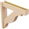 Ekena Millwork 6-in W x 28-in D x 28-in H Funston Block Rough Cedar Woodgrain TimberThane Outlooker, Primed Tan OUTUR060X28X28FST44RCPR - alternate 5